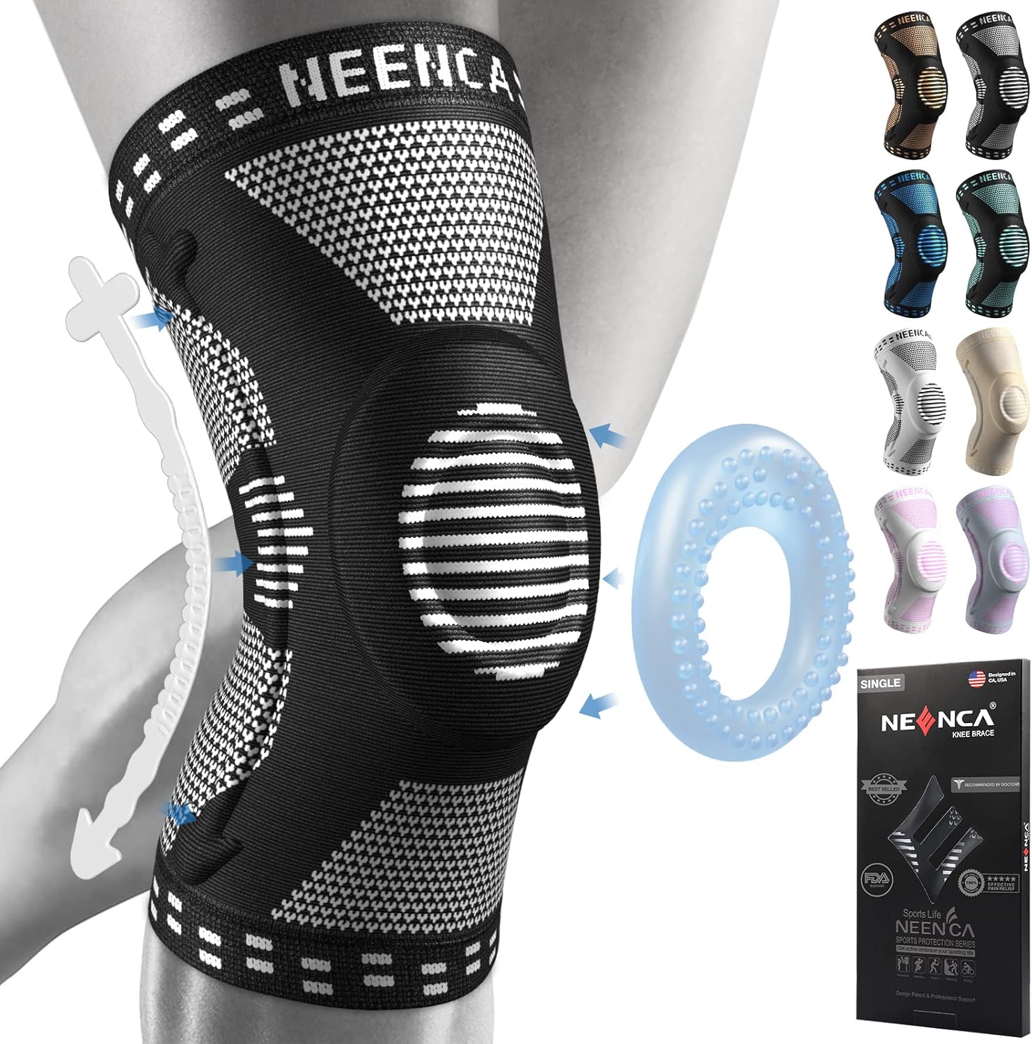 NEENCA Knee Brace: Pain Relief, Support, Recovery