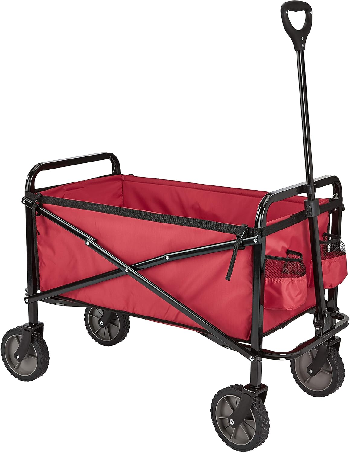 Amazon Basics Folding Utility Wagon - Heavy Duty, 265lb Capacity