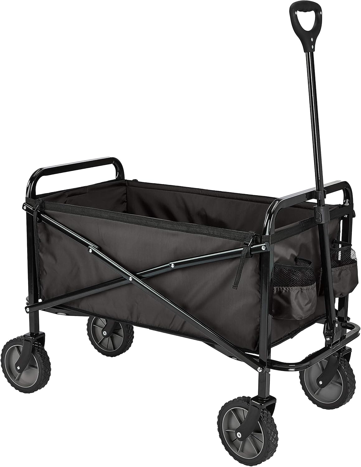 Amazon Basics Folding Utility Wagon - Heavy Duty, 265lb Capacity